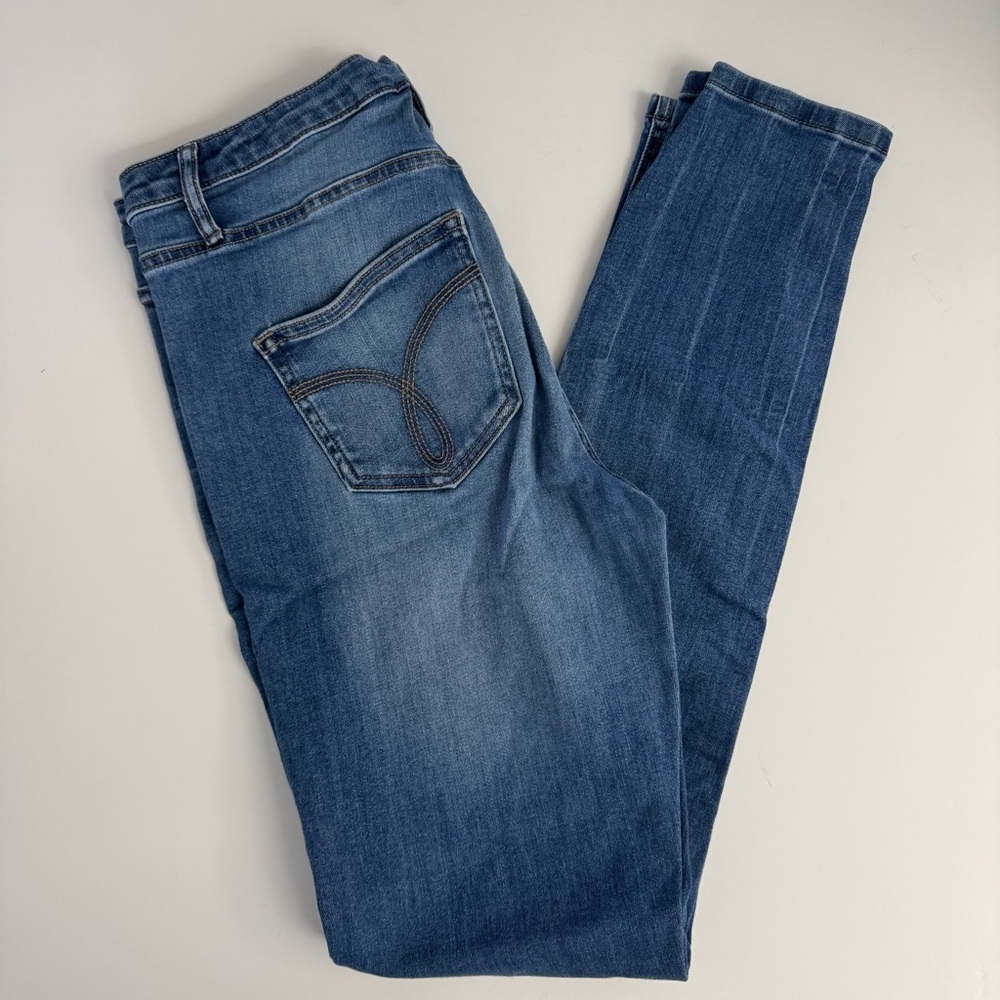 Calvin Klein Blue Straight Leg Jeans Timeless Style